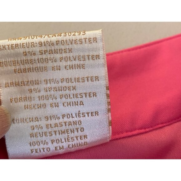 EP Pro Pink Golf Skort Skirt Polyester/Spandex Blend Size 10 - Picture 4 of 10